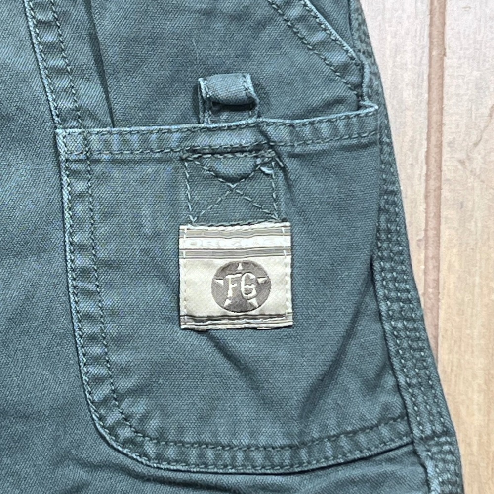 Faded Glory Mens 40 Carpenter Utility Shorts Service Green Canvas FG6006 Cotton - Picture 4 of 15